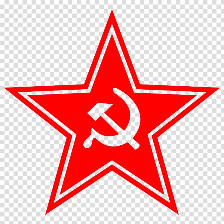 Communist Party of the Soviet Union Communism Hammer and sickle Red star, soviet union transparent background PNG clipart