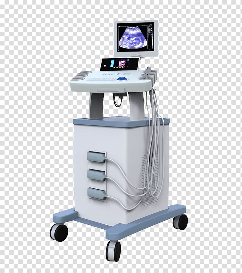 ultrasound machine, Medical Equipment Ultrasonography Medicine Medical imaging Medical diagnosis, Four-dimensional ultrasound machine buckle creative HD Free transparent background PNG clipart
