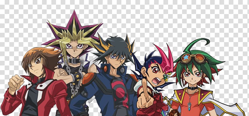 Yusei Fudo Joey Wheeler Jaden Yuki Yu-Gi-Oh! Téa Gardner, others transparent background PNG clipart