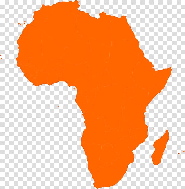 transparent africa map