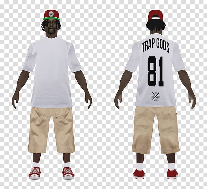 Grand Theft Auto V T-shirt Costume , fam transparent background PNG clipart