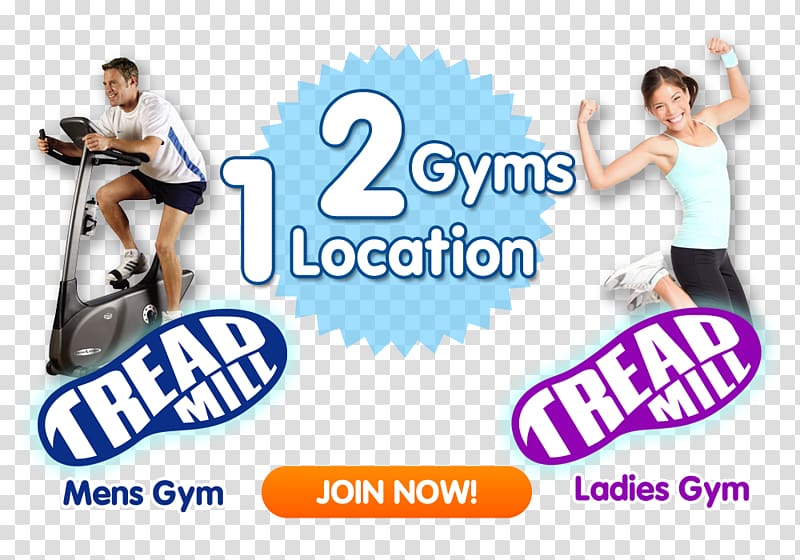 The Tread Mill Fitness Centre Physical fitness Treadmill Exercise machine, Join now transparent background PNG clipart