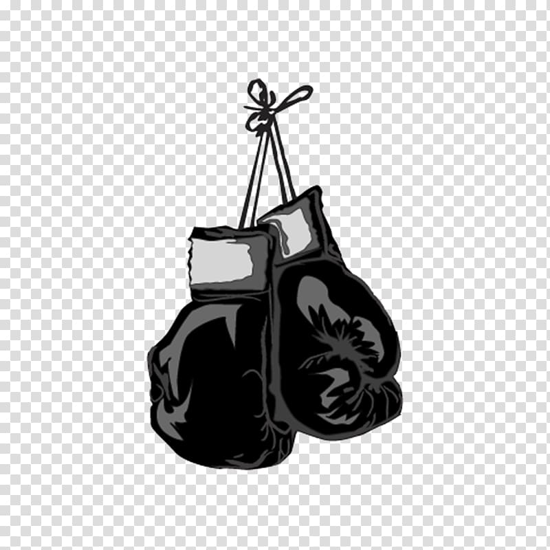pair of black training gloves art, T-shirt Boxing glove, boxing gloves transparent background PNG clipart