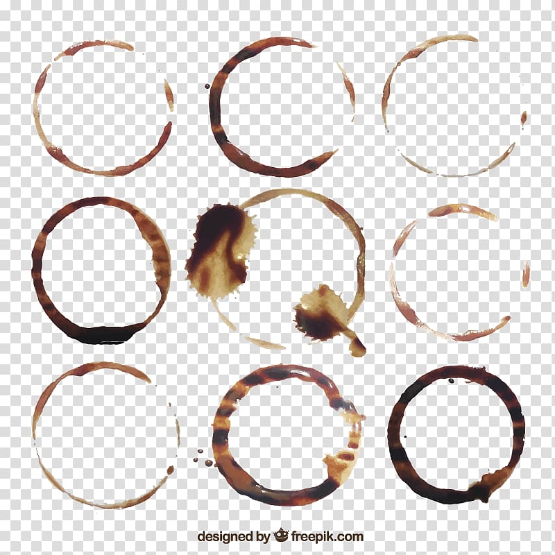 Instant coffee Cafe Stain, Coffee ring stains design elements transparent background PNG clipart