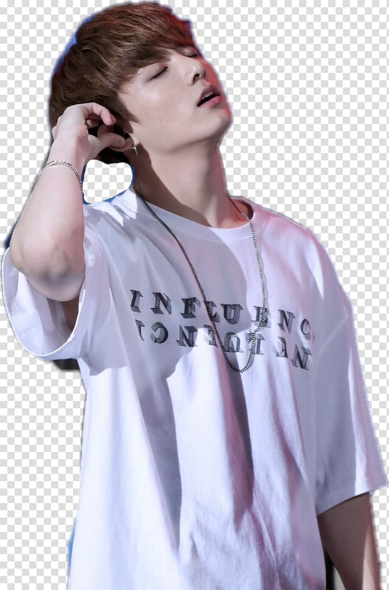 Jungkook BTS T-shirt K-pop, T-shirt transparent background PNG clipart