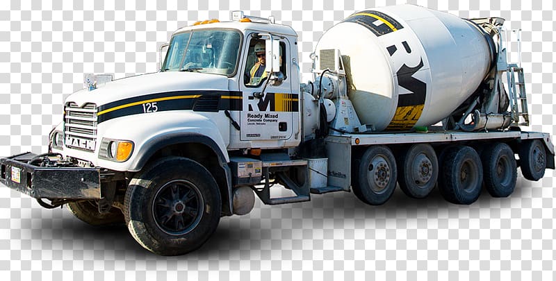 Ready-mix concrete Concrete masonry unit Cement Mixers Building Materials, Concrete truck transparent background PNG clipart