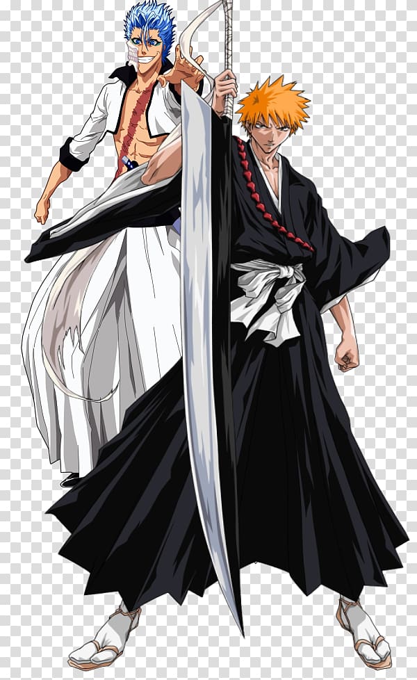 Ichigo Kurosaki Kenpachi Zaraki Orihime Inoue Grimmjow Jaegerjaquez Ulquiorra Cifer, ichigo kurosaki transparent background PNG clipart