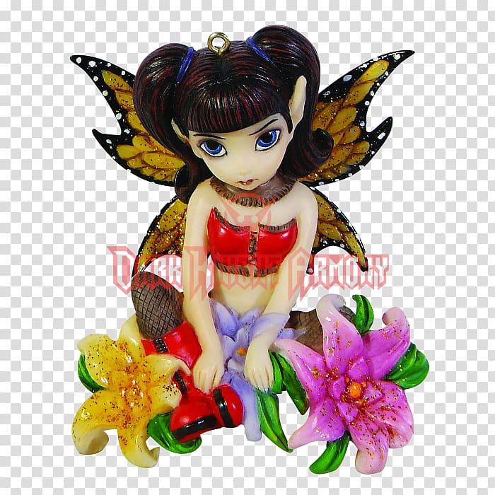 Fairy Figurine Gnome, jasmine flowers transparent background PNG clipart