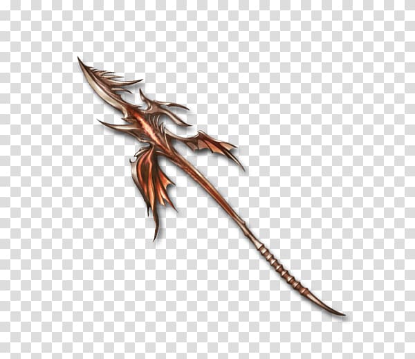 Granblue Fantasy Rage of Bahamut Spear Weapon, spear transparent background PNG clipart