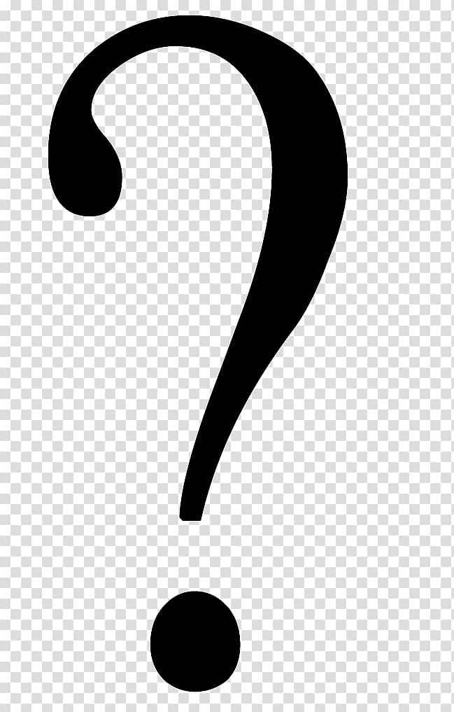 Brand Black and white Pattern, Question mark transparent background PNG clipart