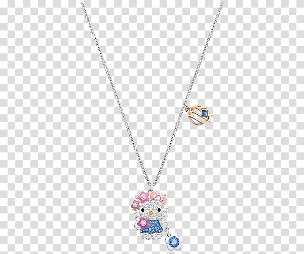 Necklace Pendant Body piercing jewellery Pattern, Swarovski Jewellery Ladies Pink Necklace transparent background PNG clipart