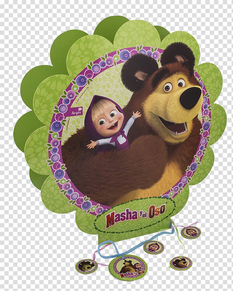 Bear Masha Birthday Piñata Teatro Apolo, bear transparent background PNG clipart