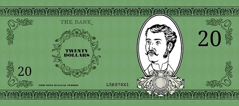 Cash Paper Banknote Money , Green foreign banknotes transparent background PNG clipart