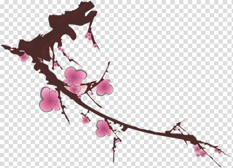 Petal Plum blossom, Plum Petals transparent background PNG clipart
