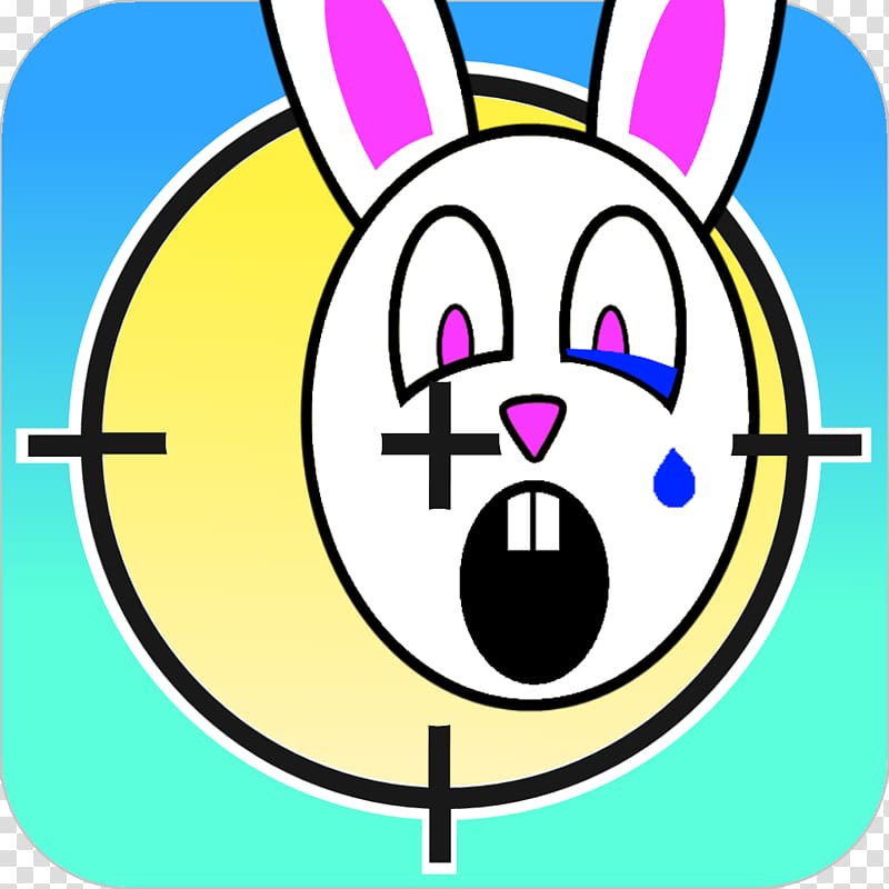 Easter Bunny Smiley , rabbit kuso transparent background PNG clipart
