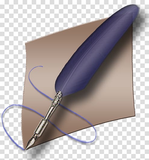 Pens, feather pen and parchment paper transparent background PNG clipart