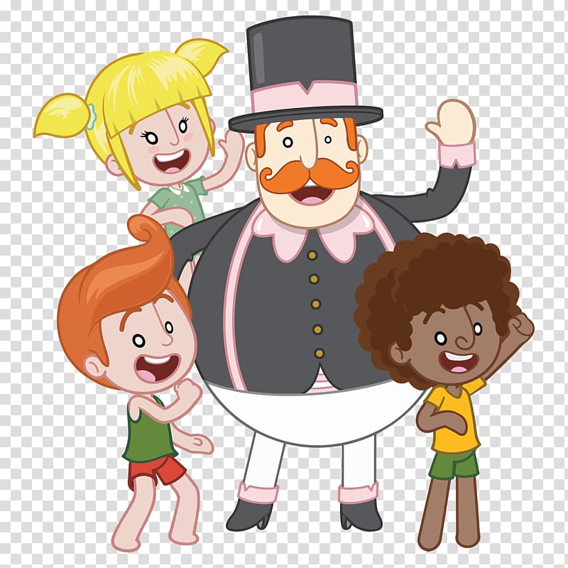 man wearing black hat c, Mundo Bita Vou Desenhar Cake Bita e os Animais Bita e as Brincadeiras, dom transparent background PNG clipart