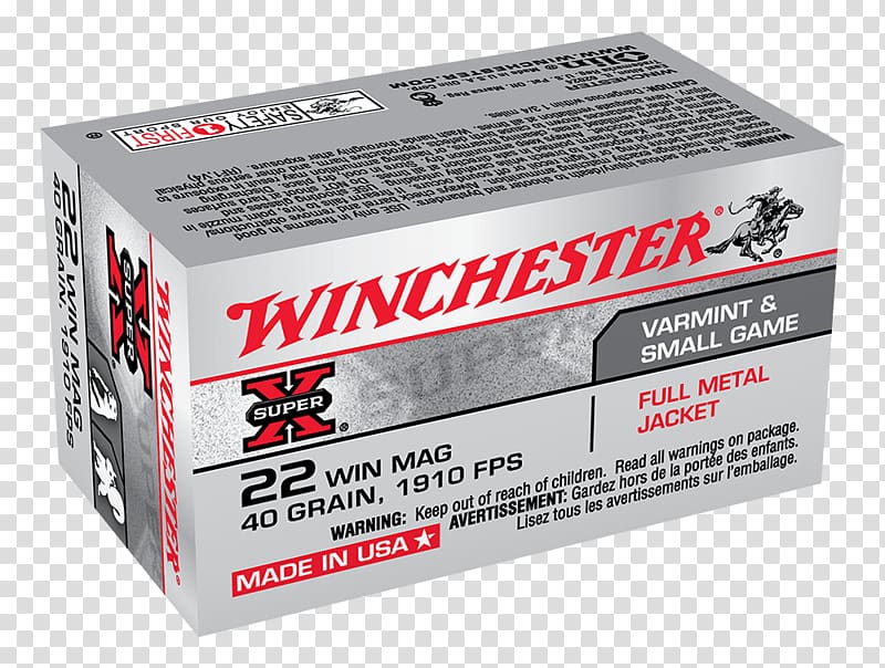 .22 Winchester Magnum Rimfire Winchester Repeating Arms Company .22 Winchester Rimfire Rimfire ammunition Cartridge, Rimfire Ammunition transparent background PNG clipart