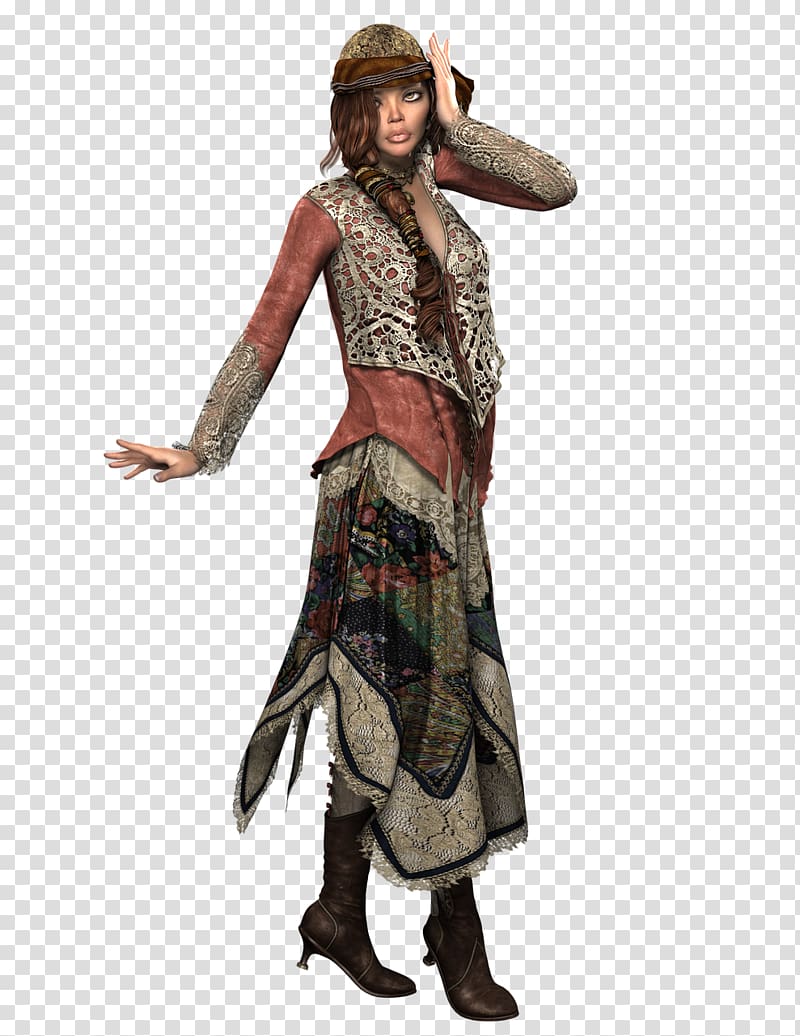 Boho-chic Fashion Hippie Romani people Bohemian style, others transparent background PNG clipart
