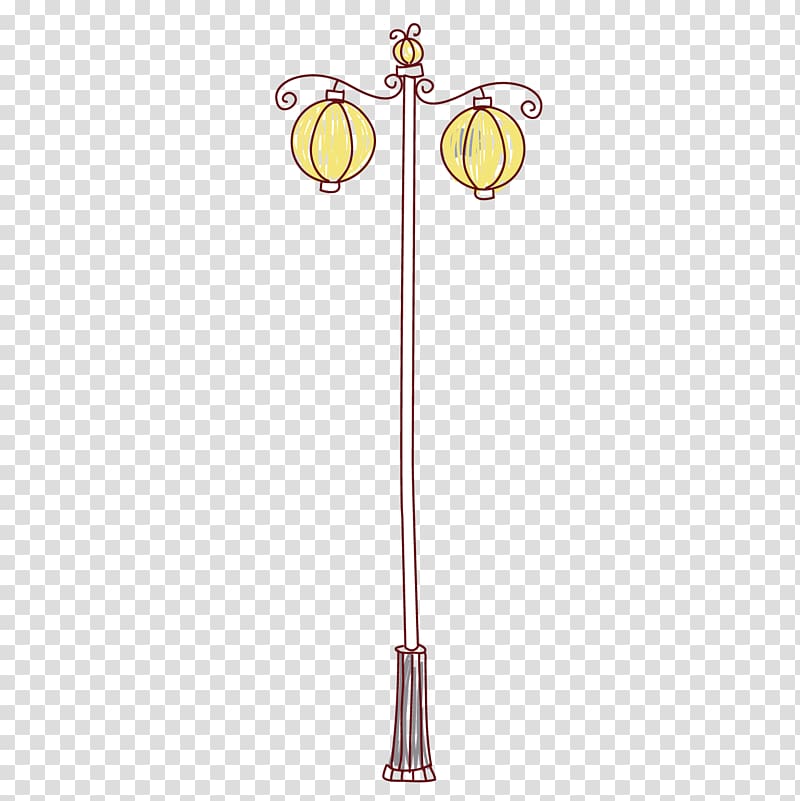 Street light Cartoon, Exquisite street light transparent background PNG clipart