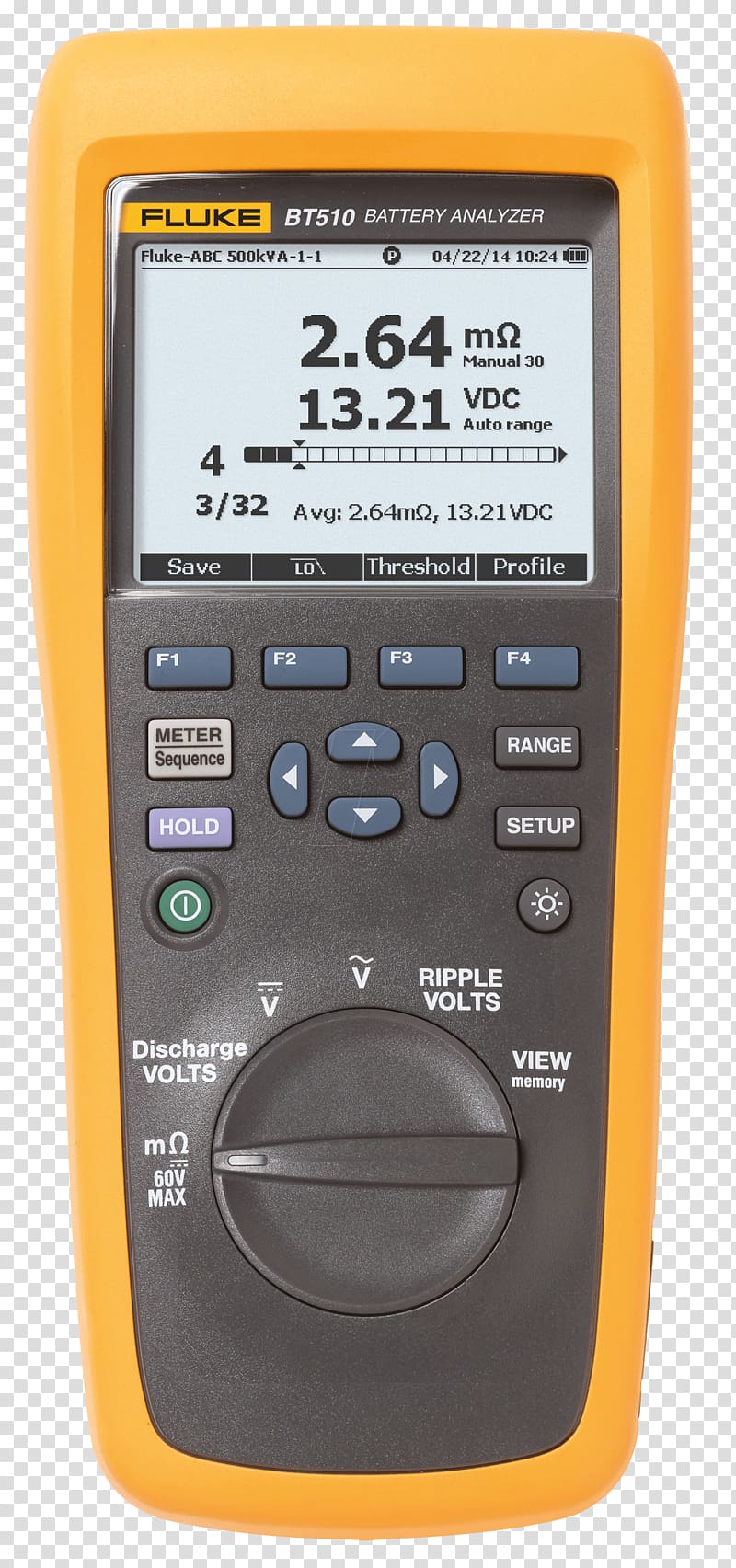 Fluke Corporation Multimeter Electric battery Analyser Battery tester, Fluke transparent background PNG clipart