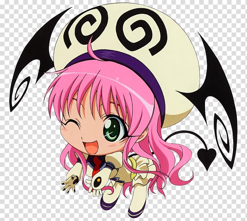 Lala Satalin Deviluke Rito Yuki To Love-Ru Chibi Anime, Chibi transparent background PNG clipart