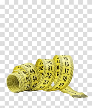 Yellow tape measure, Tape Measures Measurement Health Learning Weight loss, measuring  tape transparent background PNG clipart