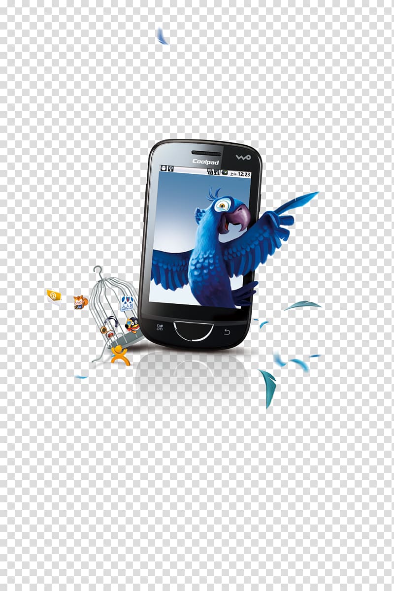 Diamant koninkrijk koninkrijk China Unicom Poster Android Smartphone, Phone parrot transparent background PNG clipart