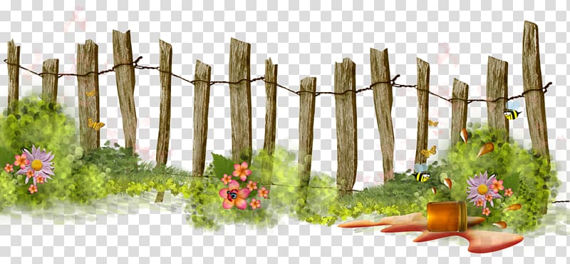 brown wooden fence , Fence Garden , Fence pattern transparent background PNG clipart