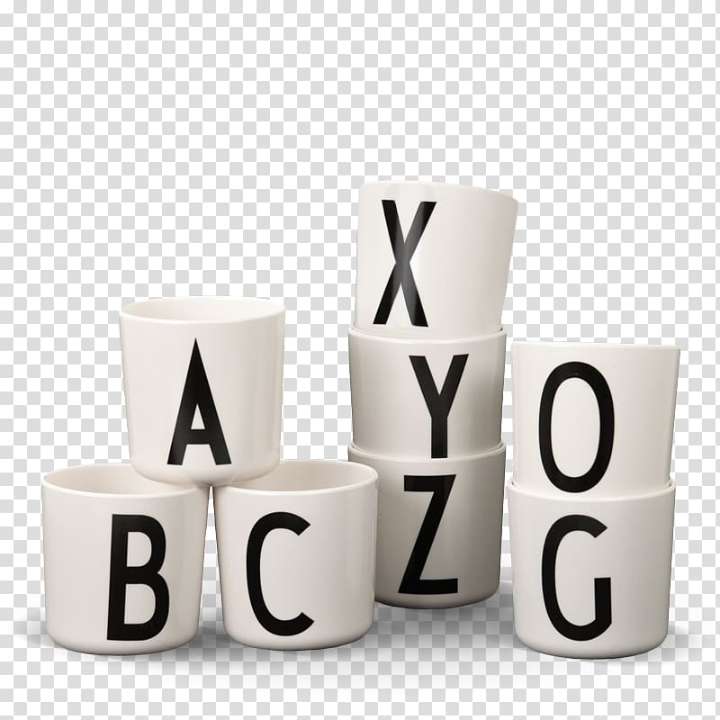 Letter Cup Alphabet Tableware, cup transparent background PNG clipart