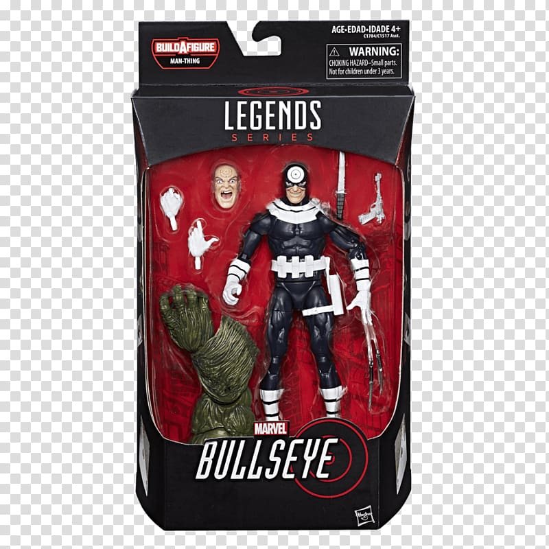 Bullseye Man-Thing Collector Daredevil Thor, action figure mobile legends transparent background PNG clipart