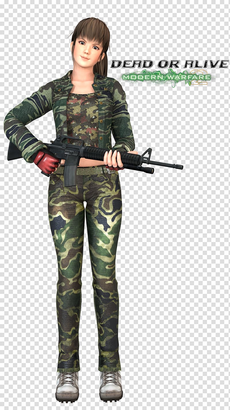 Military camouflage Dead or Alive 5 Soldier Infantry Call of Duty 4: Modern Warfare, Soldier transparent background PNG clipart