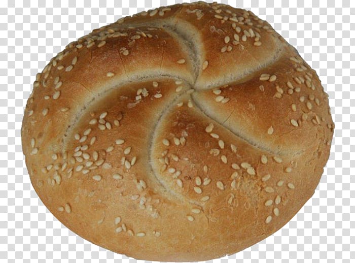 Bun Kaiser roll Small bread Bagel Pandesal, panino kebab transparent background PNG clipart