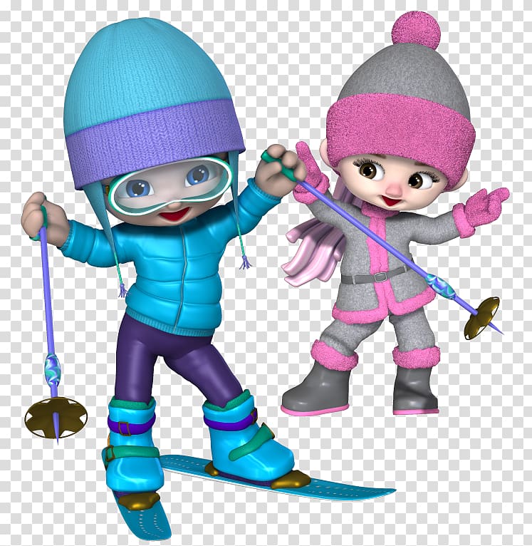 Doll Child Figurine Character Sport, Ski Facility transparent background PNG clipart