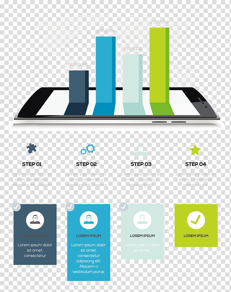 User interface design Infographic, Histogram phone transparent background PNG clipart