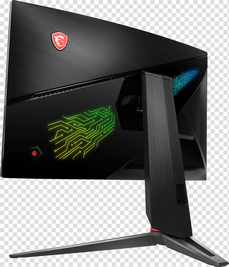 Computer Monitors Micro-Star International RGB color model 1080p FreeSync, ces 2018 monitor transparent background PNG clipart