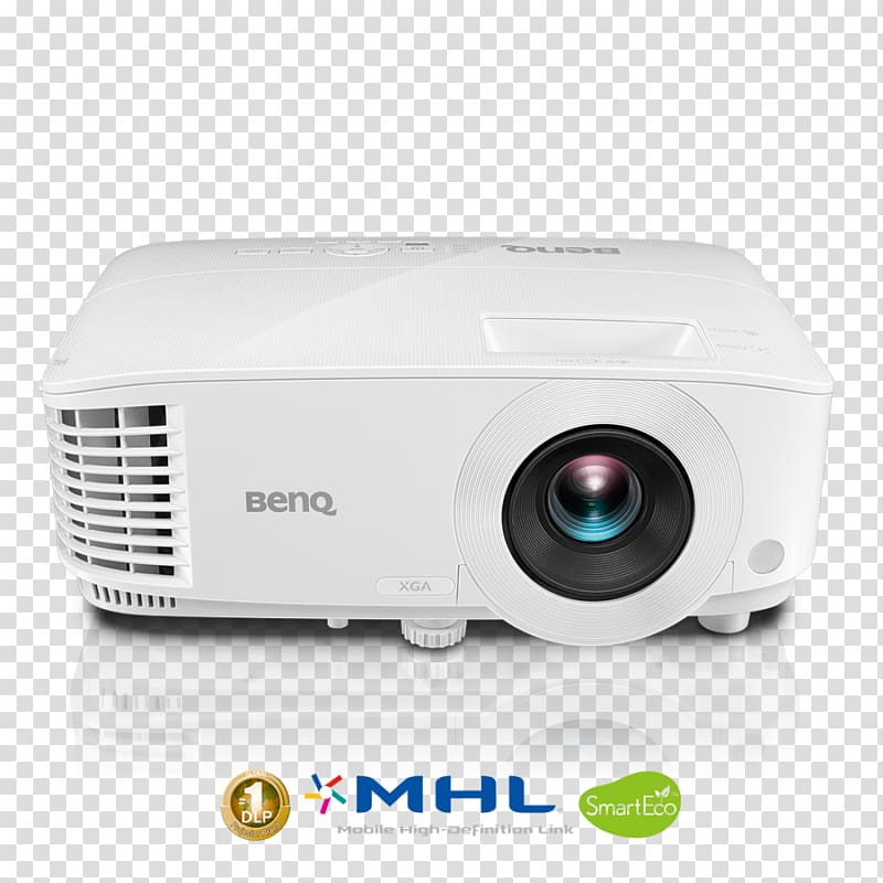 DLP Beamer BenQ MX611 ANSI lumen Multimedia Projectors Digital Light Processing, Projector transparent background PNG clipart