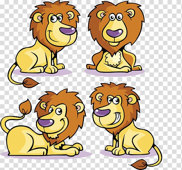 Lion Cartoon Drawing , lion transparent background PNG clipart