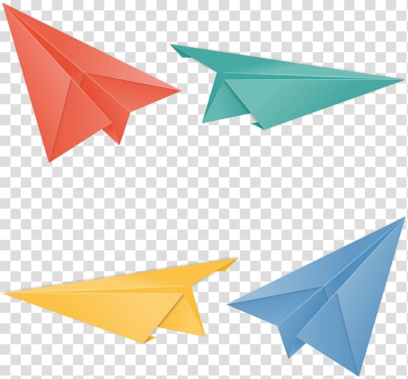 Airplane Paper plane Euclidean , Paper airplane transparent background PNG clipart