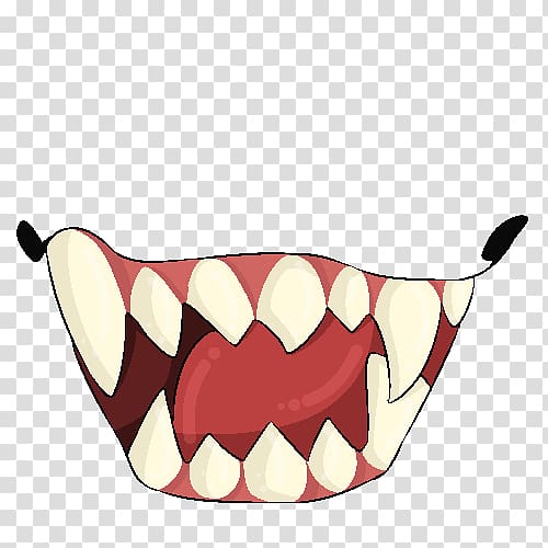 Tooth Pixel art Human mouth, others transparent background PNG clipart