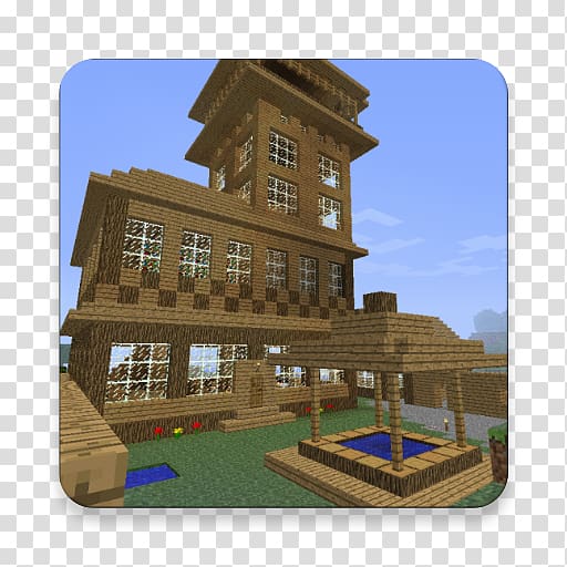 Minecraft: Pocket Edition House Village Town Ideas Minecraft Building, autumn town transparent background PNG clipart