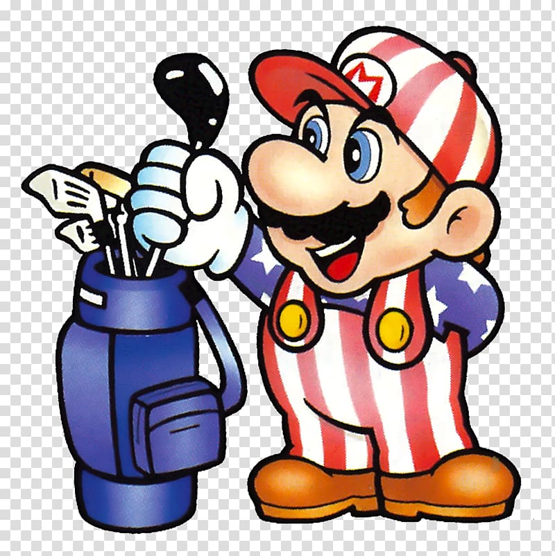 NES Open Tournament Golf Super Mario Bros. Luigi, super mario transparent background PNG clipart