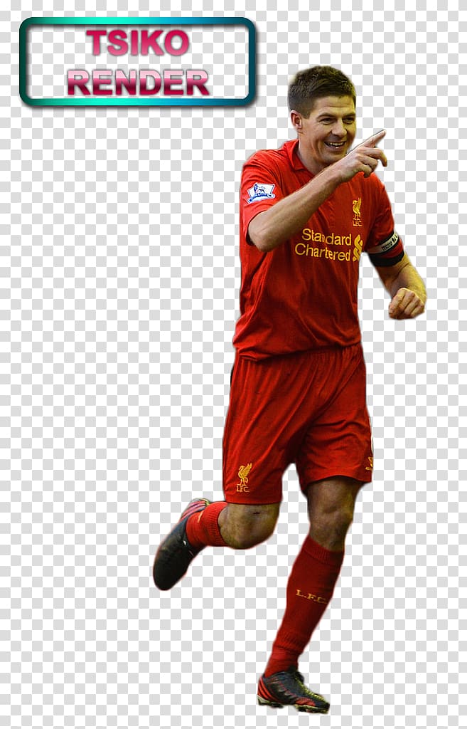 Soccer player Pixel art Drawing, Steven Gerrard transparent background PNG clipart