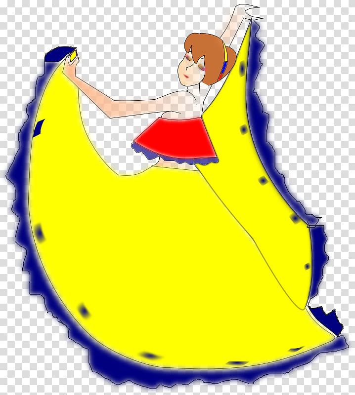 Cumbia Dance , yellow dancer transparent background PNG clipart
