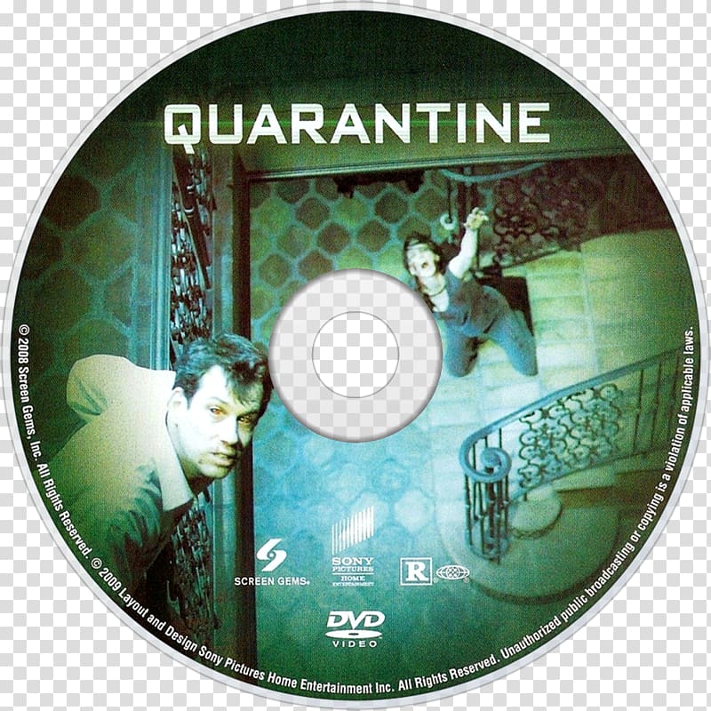 Quarantine 0 Horror Compact disc Blu-ray disc, Quarantine transparent background PNG clipart