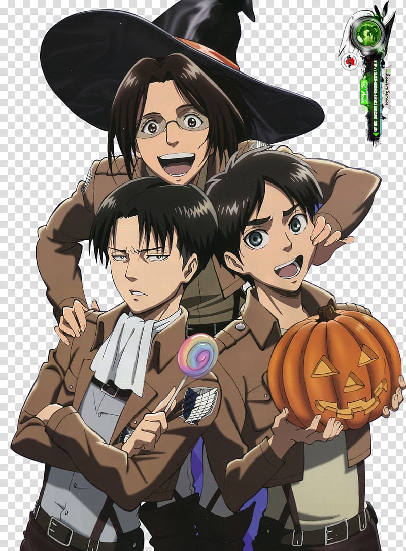 Eren Yeager Mikasa Ackerman Levi Hajime Isayama Armin Arlert, Anime transparent background PNG clipart