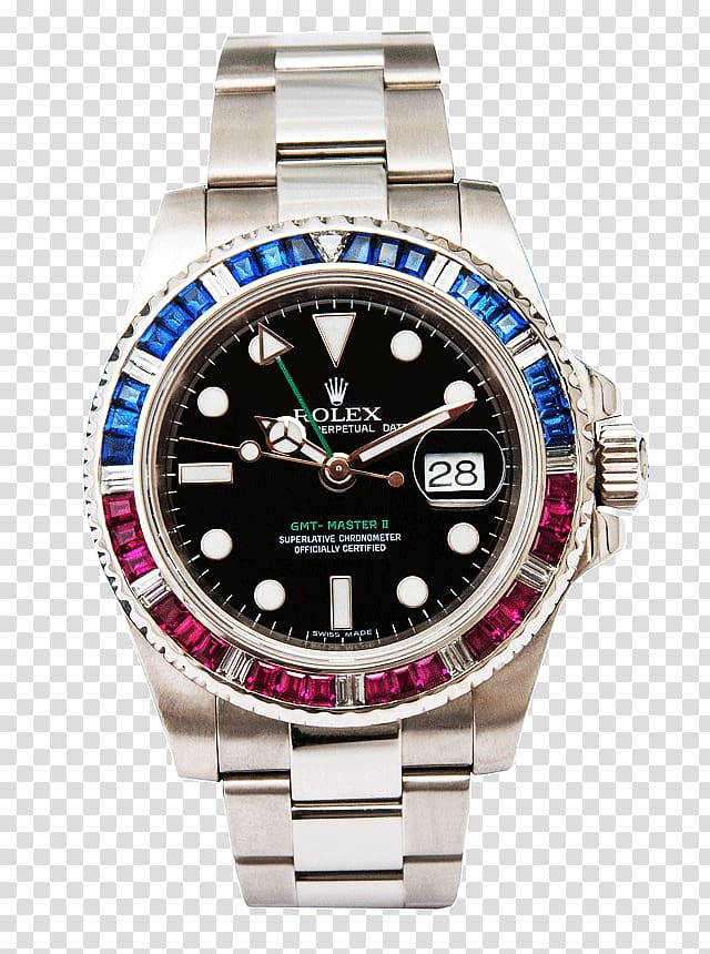 Rolex GMT Master II Rolex Submariner Rolex Datejust Rolex Sea Dweller Rolex Milgauss, rolex transparent background PNG clipart