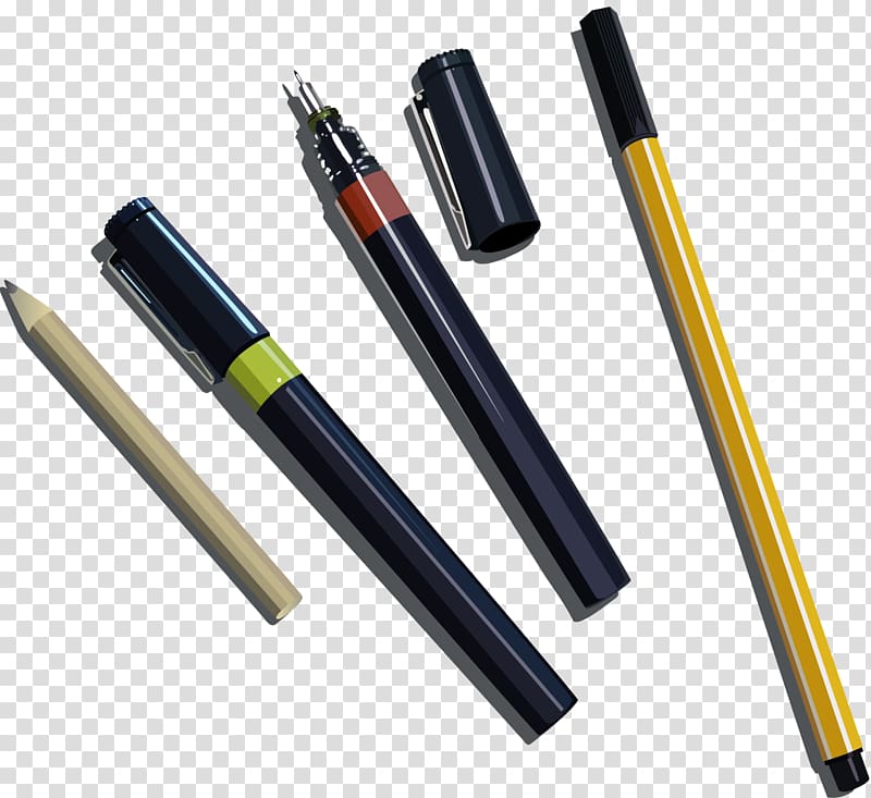 Marker pen Mechanical pencil, eraser transparent background PNG clipart