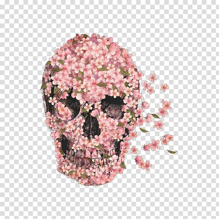 Death Calavera Human skull symbolism Art Wall decal, others transparent background PNG clipart
