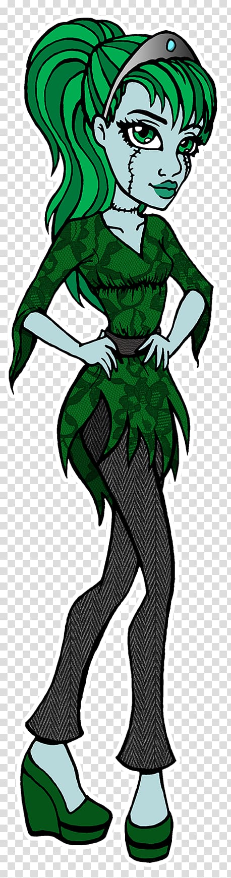 Green Leaf Costume design , Corpse Bride transparent background PNG clipart